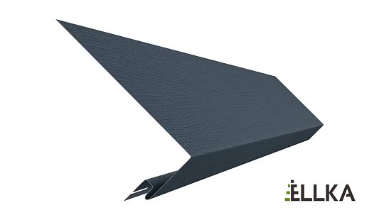 Околооконная планка широкая ELLKA, Графит 230 мм, 6 шт./уп., 3 м