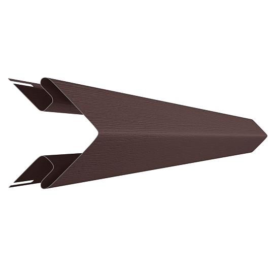Наружный угол ELLKA, Коричневый, 6 шт./уп., 3 м